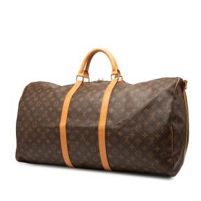 Louis Vuitton Coated Canvas Monogram Keepall Bandouliere 60 3