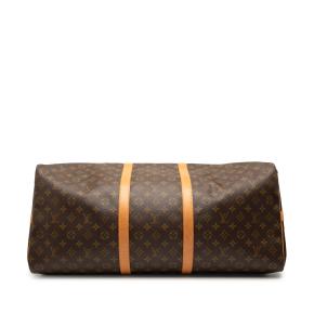 Louis Vuitton Coated Canvas Monogram Keepall Bandouliere 60 4