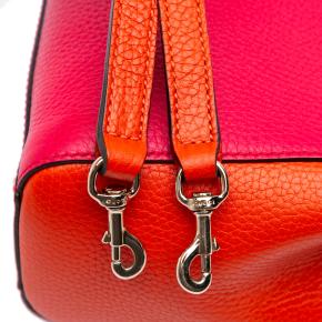 Gucci Red Small Bicolor Calfskin Bamboo Shopper Satchel 7