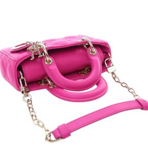 Dior Pink Micro Lambskin Cannage Lady D Joy 11