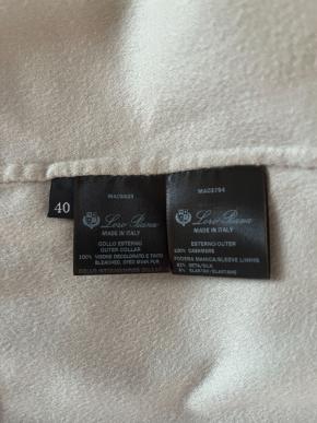 Loro Piana Cashmere 3/4 Length Coat With Detachable Mink Collar 6