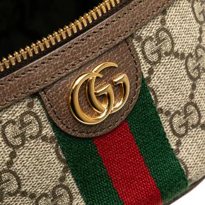 Gucci Coated Canvas GG Supreme Web Ophidia Vanity Bag 9