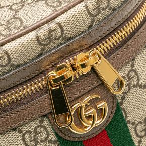 Gucci Coated Canvas GG Supreme Web Ophidia Vanity Bag 10