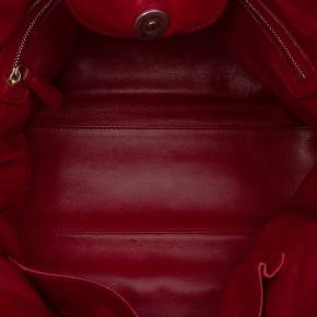 Dior Red Lambskin Gaufre Cannage Delices Tote 5