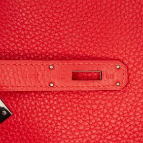 Hermes Red Clemence Jypsiere 28 6