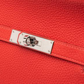 Hermes Red Clemence Jypsiere 28 7