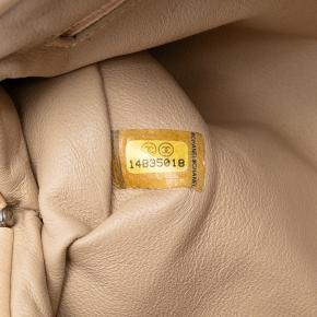 Chanel Cream Quilted Lambskin Timeless Kisslock Clutch 7