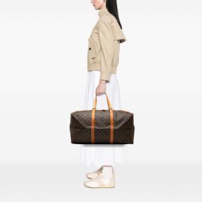 Louis Vuitton Coated Canvas Monogram Sac Souple 55 7