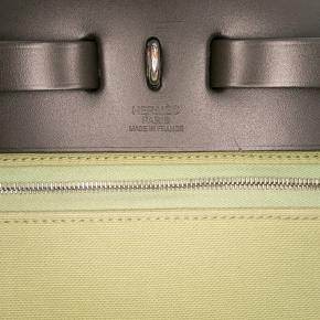 Hermes Pea Green Toile Herbag Zip 31 5