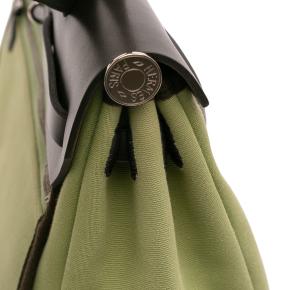 Hermes Pea Green Toile Herbag Zip 31 9