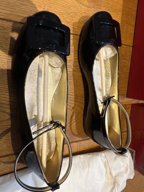 Roger Vivier BlackPatent Buckle Detail Shoes - Girl's 3