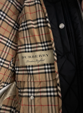 Burberry Navy Blue Quilted Jacket 5