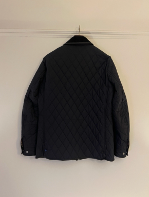 Burberry Navy Blue Quilted Jacket 3
