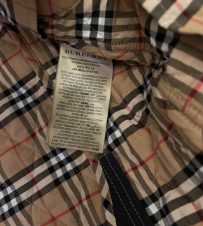 Burberry Navy Blue Quilted Jacket 7