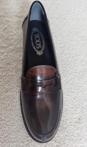 Tod's Brown Mocassino Penny Loafers 4