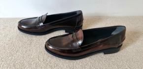 Tod's Brown Mocassino Penny Loafers 10