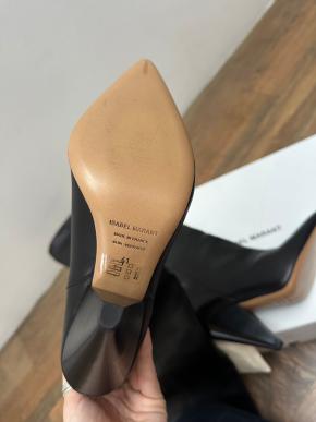 Isabel Marant Black Leather Lybill Leather Boots 5