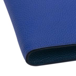 Hermes Blue Togo Swift Endless Road Clutch With Box 11