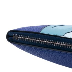 Hermes Blue Togo Swift Endless Road Clutch With Box 10