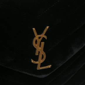 Saint Laurent Black Velvet Small Matelasse Velvet Monogram LouLou Crossbody 5