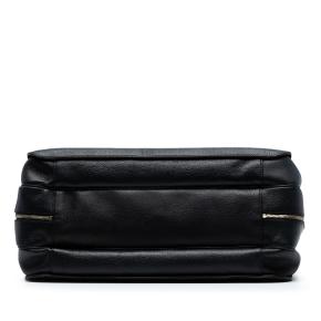 Gucci Black Leather Bamboo Briefcase 4