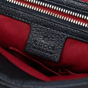 Gucci Black Leather Bamboo Briefcase 6