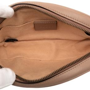 Gucci Beige GG Marmont Matelasse Leather Belt Bag 5