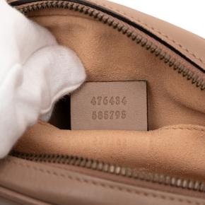 Gucci Beige GG Marmont Matelasse Leather Belt Bag 7