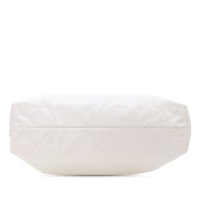 Chanel White Small Goatskin 22 3