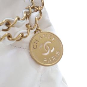 Chanel White Small Goatskin 22 7