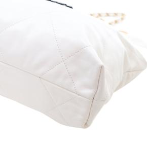 Chanel White Small Goatskin 22 9