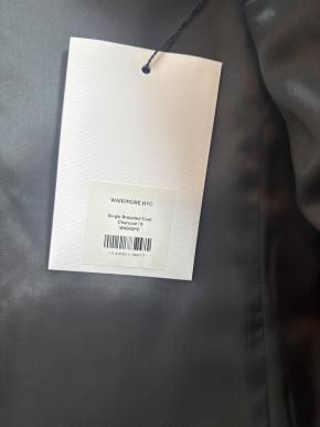 Wardrobe NYC Single Breasted Charcola Grey Coat 6