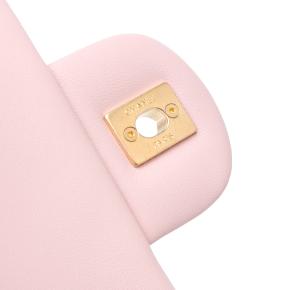 Chanel Pink Mini Quilted Lambskin Heart Charms Flap 7