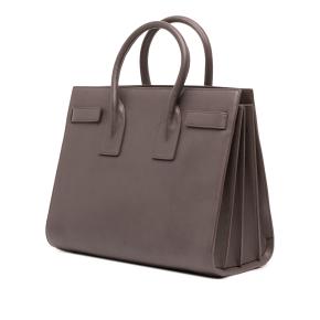 Saint Laurent Gray Small Leather Sac De Jour Satchel 2