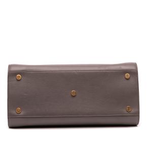 Saint Laurent Gray Small Leather Sac De Jour Satchel 3