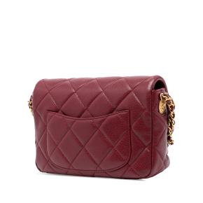 Chanel  Quilted Caviar Twist Your Buttons Min Flap 2