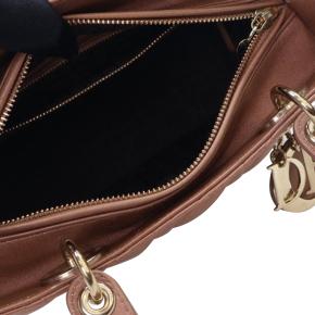 Dior tan Medium Lambskin Cannage Lady Dior 4