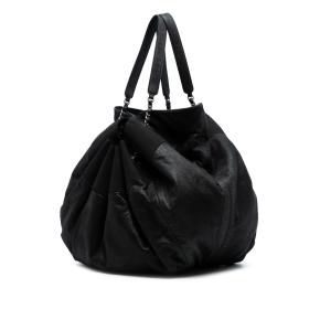 Chanel Black Lambskin Stretch Spirit Cabas Tote 2