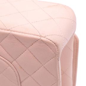 Chanel Pink Medium Classic Caviar Double Flap 12