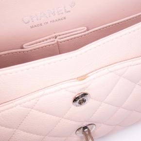 Chanel Pink Medium Classic Caviar Double Flap 9