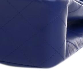 Chanel Blue Medium Classic Lambskin Double Flap 12