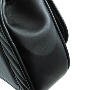 Chanel Black Medium CC Chevron Lambskin Chain Top Handle Flap 13