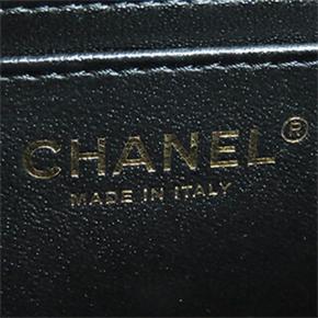 Chanel Black Medium CC Chevron Lambskin Chain Top Handle Flap 5