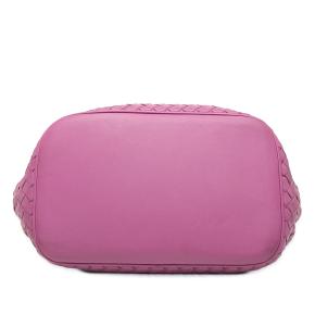 Bottega Veneta  Pink Nappa Intrecciato Bucket Bag 3