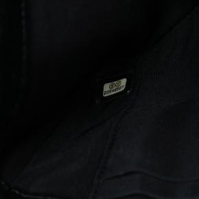 Chanel Black Chevron Caviar Zip Clutch 7