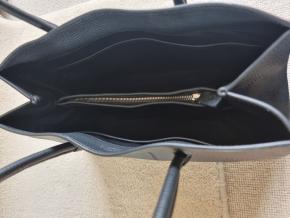 Tod's Black Pebbled Calf Mocassino Bag 7