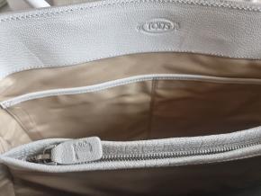 Tod's Off White Mocassino Leather Bag 9