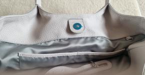 Tod's Stone Pebbled Leather Medium Shopper Bag 9