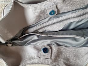 Tod's Stone Pebbled Leather Medium Shopper Bag 10