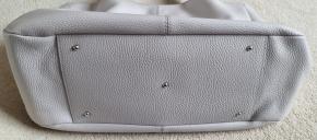 Tod's Stone Pebbled Leather Medium Shopper Bag 7